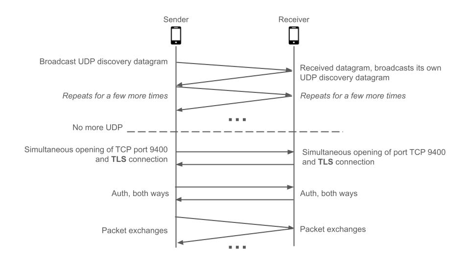 Smart Switch LAN protocol flow